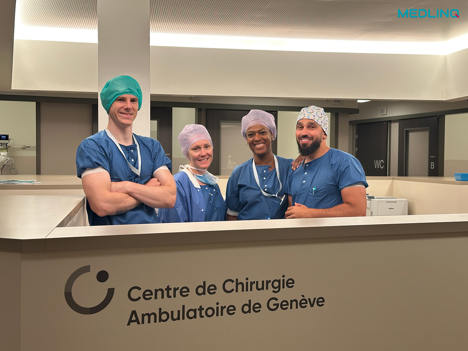 Operating theatre at the CCA in Geneva